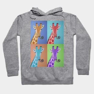 Geraldine the Giraffe Retro Design Hoodie